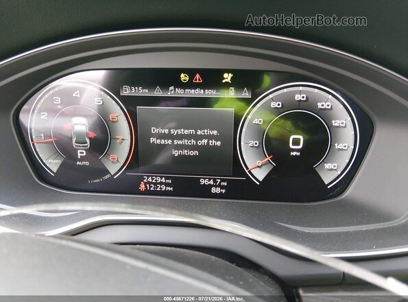 WA1BBAFYXP2056879 2023 AUDI Q5 Silver უკანა სავარძლების ხედი