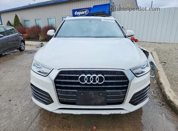 WA1BCCFS0JR007600 2018 AUDI Q3 White Front view