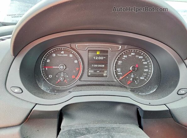 WA1BCCFS0JR030987 2018 AUDI Q3 Gray Widok zestawu wskaźników