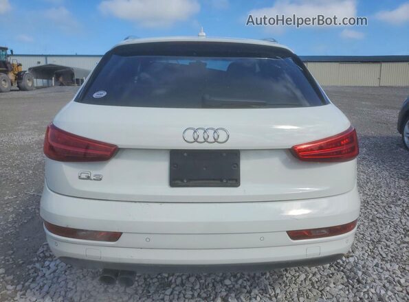 WA1BCCFS0JR034697 2018 AUDI Q3 White Widok z tyłu