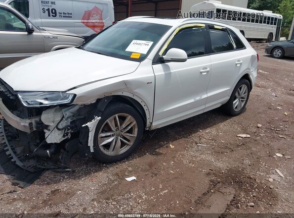 WA1BCCFS3JR012225 2018 AUDI Q3 White წინა მარცხენა ხედი სამი მეოთხედიდან