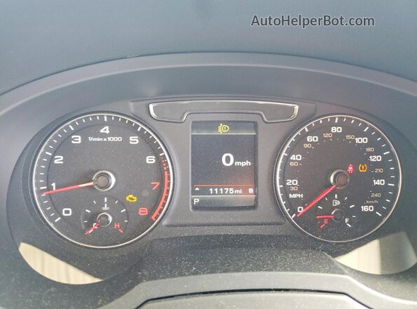 WA1BCCFS5JR023727 2018 AUDI Q3 Белый Вид щитка приборов