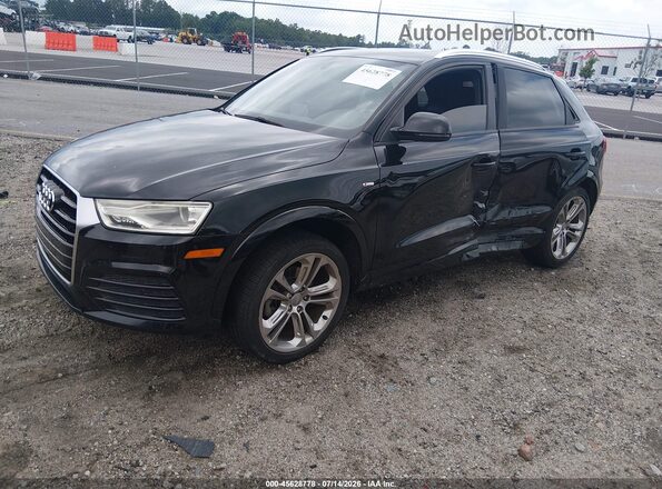 WA1BCCFS6JR006399 2018 AUDI Q3 Black Передня ліва чверть