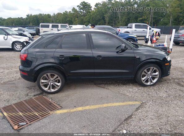 WA1BCCFS6JR006399 2018 AUDI Q3 Black Вид задньої частини салону