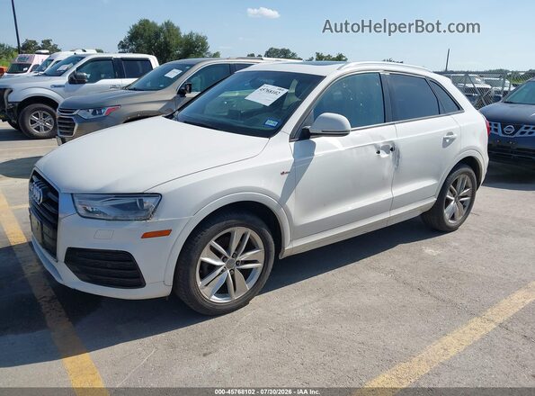 WA1BCCFS8JR002774 2018 AUDI Q3 White Передня ліва чверть