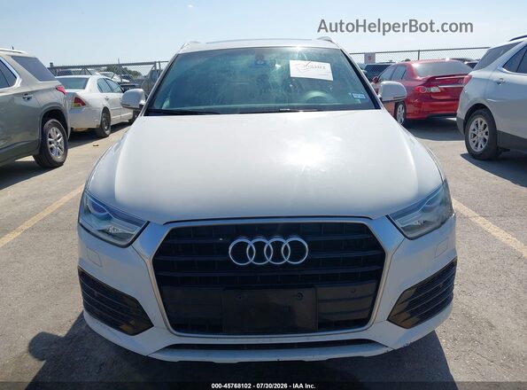 WA1BCCFS8JR002774 2018 AUDI Q3 White Вид щитка приладів