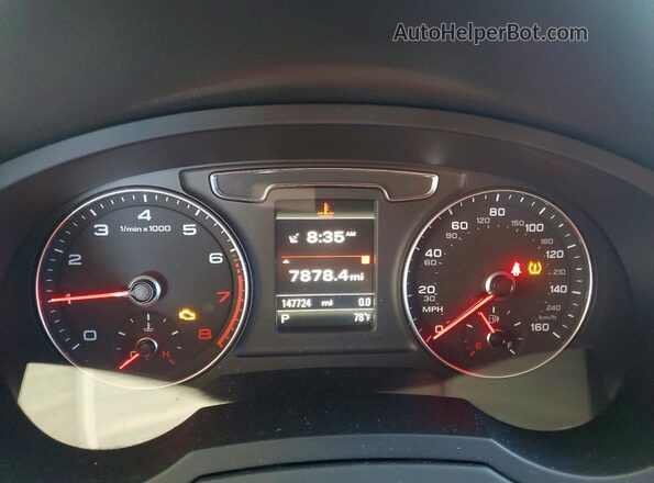 WA1BCCFS9JR010253 2018 AUDI Q3 White Instrument cluster view