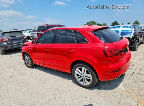 WA1BCCFS9JR014142 2018 AUDI Q3 Red უკანა მარცხენა