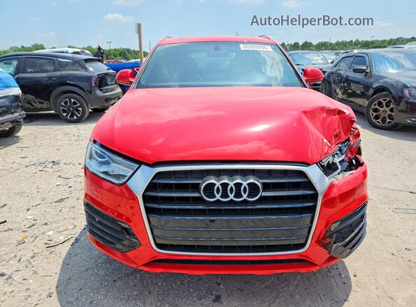 WA1BCCFS9JR014142 2018 AUDI Q3 Red წინა ხედი