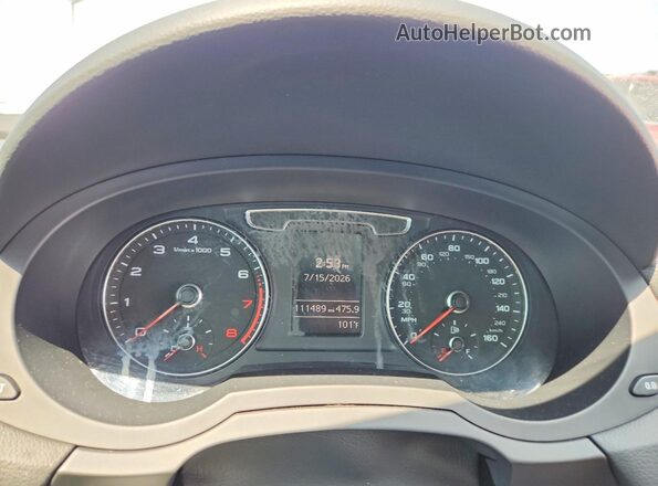 WA1BCCFS9JR014142 2018 AUDI Q3 Red ხელსაწყოთა პანელის ხედი