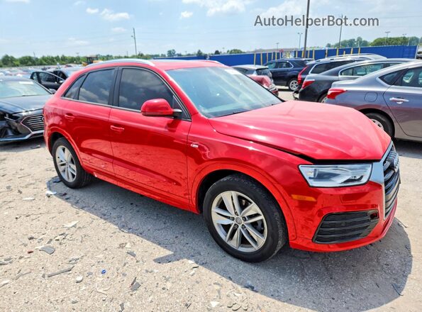WA1BCCFS9JR014142 2018 AUDI Q3 Red წინა მარჯვენა