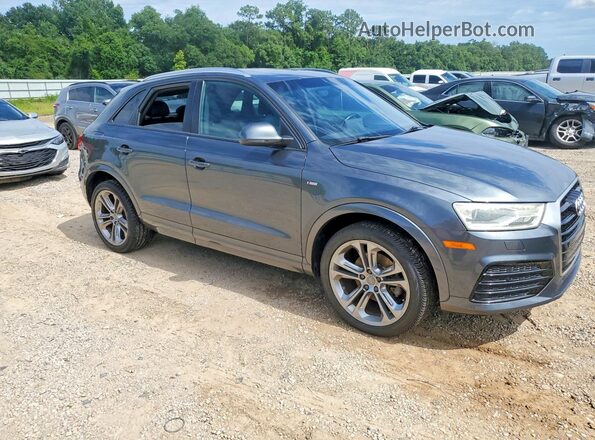 WA1BCCFSXJR000265 2018 AUDI Q3 Charcoal Передня права чверть