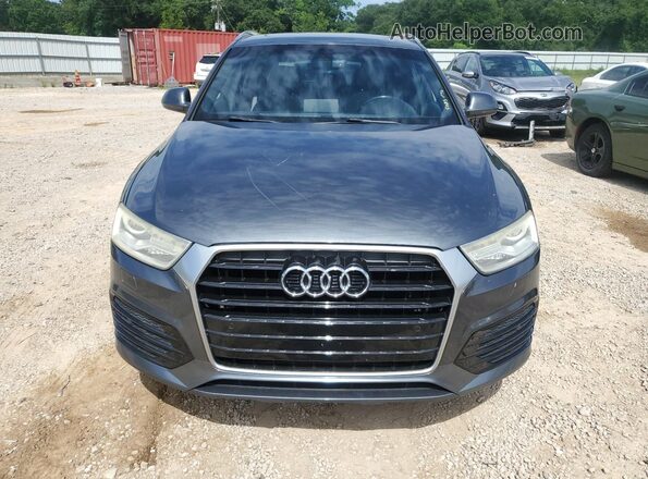 WA1BCCFSXJR000265 2018 AUDI Q3 Charcoal Вид наклейки з VIN-кодом