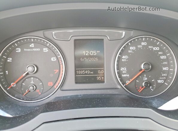WA1BCCFSXJR000265 2018 AUDI Q3 Charcoal Вид щитка приладів