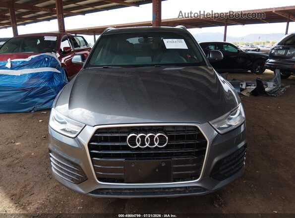 WA1BCCFSXJR021102 2018 AUDI Q3 Gray უკანა სალონის ხედი