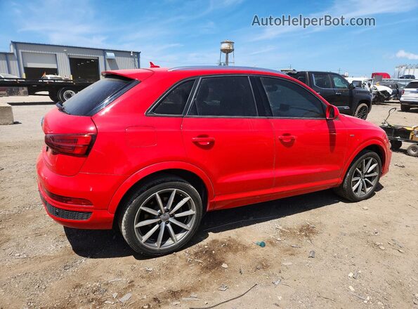 WA1BCCFSXJR023688 2018 AUDI Q3 Red Rear right