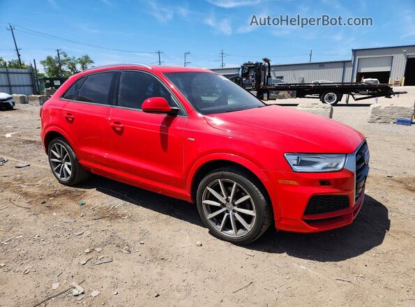 WA1BCCFSXJR023688 2018 AUDI Q3 Red Front right