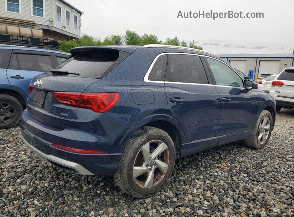 WA1BECF31L1113882 2020 AUDI Q3 Blue Задня права чверть