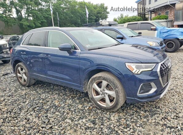 WA1BECF31L1113882 2020 AUDI Q3 Blue Передня права чверть