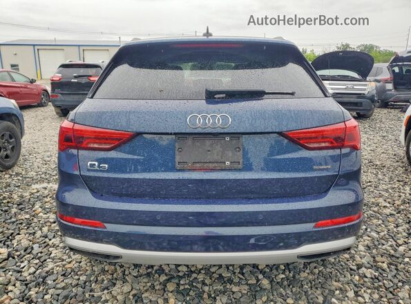 WA1BECF31L1113882 2020 AUDI Q3 Blue Вид ззаду