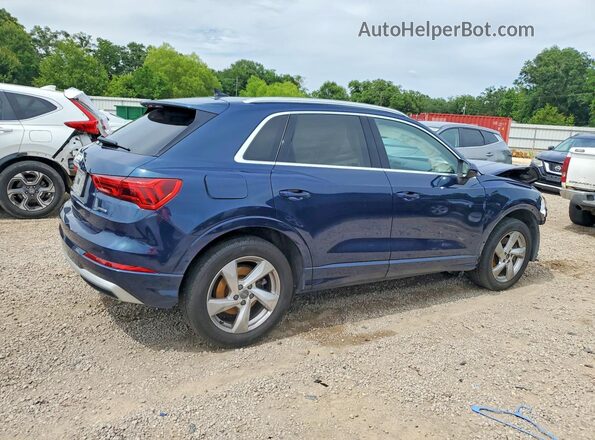 WA1BECF34L1092543 2020 AUDI Q3 Blue Tył prawy
