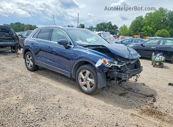 WA1BECF34L1092543 2020 AUDI Q3 Blue Przód prawy