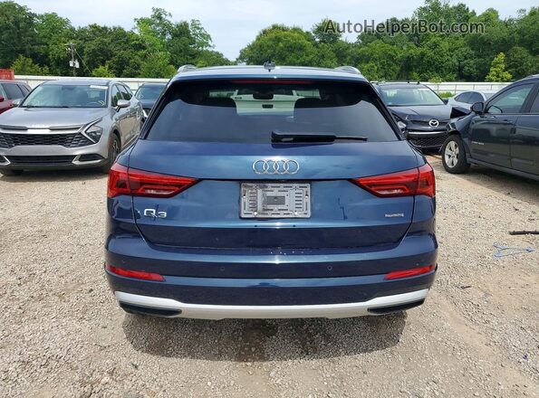 WA1BECF34L1092543 2020 AUDI Q3 Blue Widok z tyłu