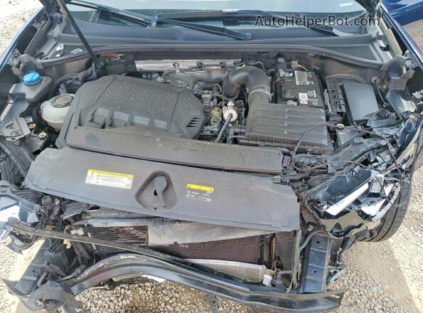 WA1BECF34L1092543 2020 AUDI Q3 Blue Widok wnętrza z tyłu