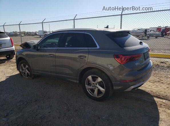 WA1BECF35L1107034 2020 AUDI Q3 Gray Trasero izquierdo
