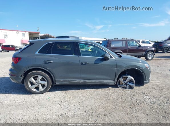 WA1BECF39L1040504 2020 AUDI Q3 Gray Rear interior view
