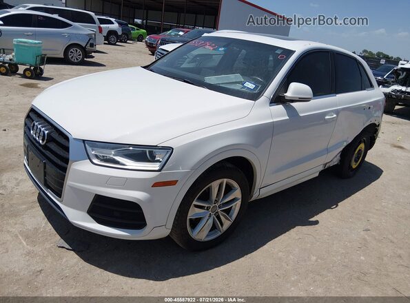 WA1BFCFS3GR003525 2016 AUDI Q3 White წინა მარცხენა ხედი სამი მეოთხედიდან