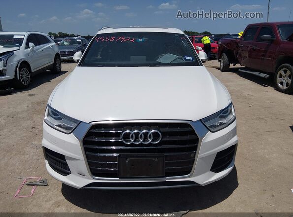 WA1BFCFS3GR003525 2016 AUDI Q3 White ხელსაწყოთა პანელის ხედი