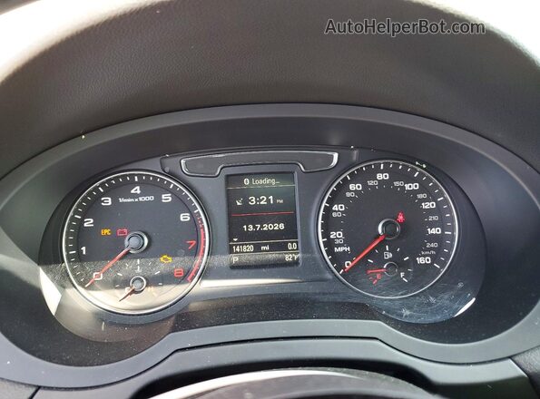 WA1BFCFS3GR012158 2016 AUDI Q3 Black Вид щитка приладів