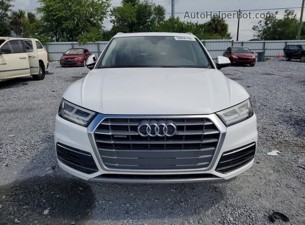 WA1BNAFY0J2011741 2018 AUDI Q5 White წინა ხედი