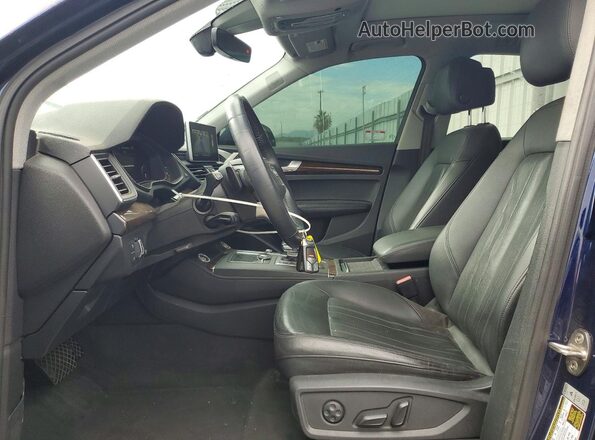 WA1BNAFY0L2014013 2020 AUDI Q5 Blue Vista interior delantera
