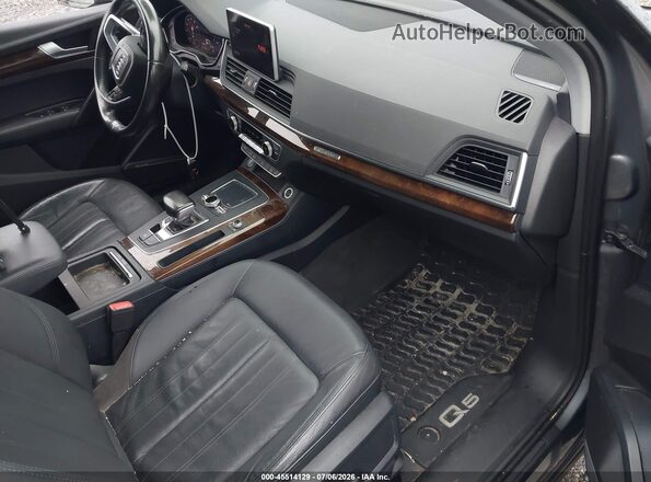 WA1BNAFY2J2017184 2018 AUDI Q5 Gray Widok wnętrza z przodu
