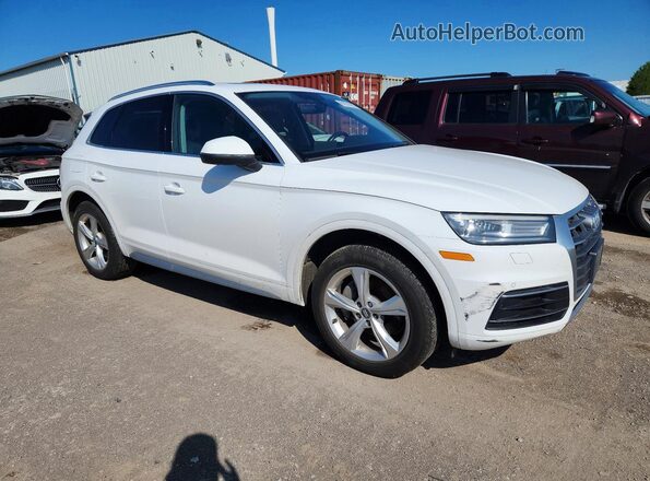 WA1BNAFY3J2022572 2018 AUDI Q5 White Przód prawy