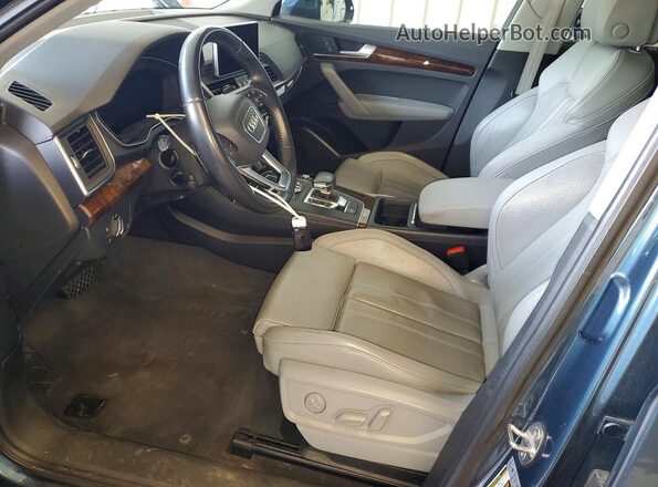 WA1BNAFY3J2043616 2018 AUDI Q5 Blue Vista interior delantera