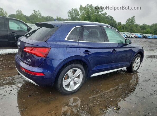 WA1BNAFY4J2019762 2018 AUDI Q5 Blue უკანა მარჯვენა