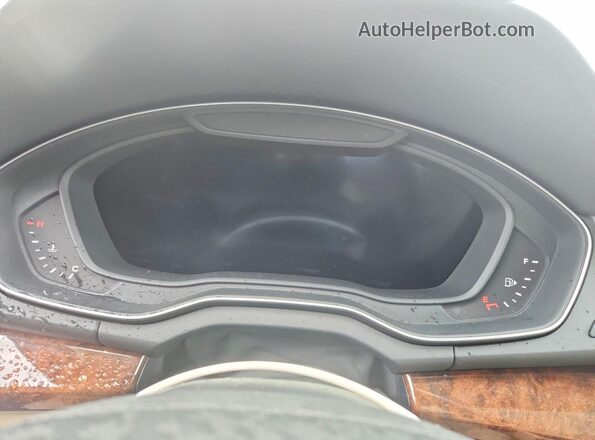 WA1BNAFY4J2019762 2018 AUDI Q5 Blue ხელსაწყოთა პანელის ხედი