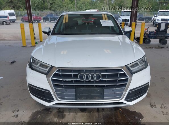 WA1BNAFY4J2197705 2018 AUDI Q5 White Instrument cluster view