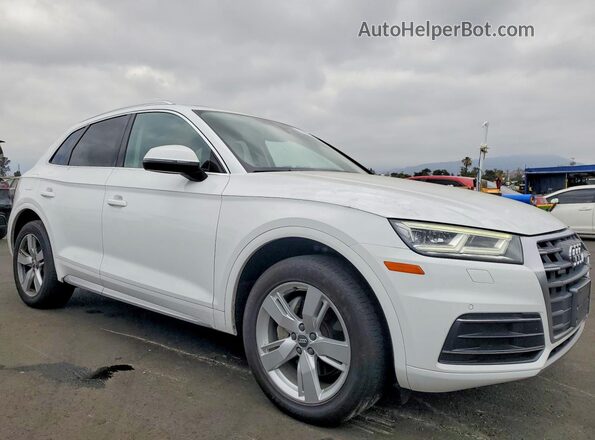 WA1BNAFY5J2083289 2018 AUDI Q5 White წინა მარჯვენა
