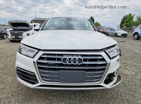 WA1BNAFY5J2149727 2018 AUDI Q5 White წინა ხედი