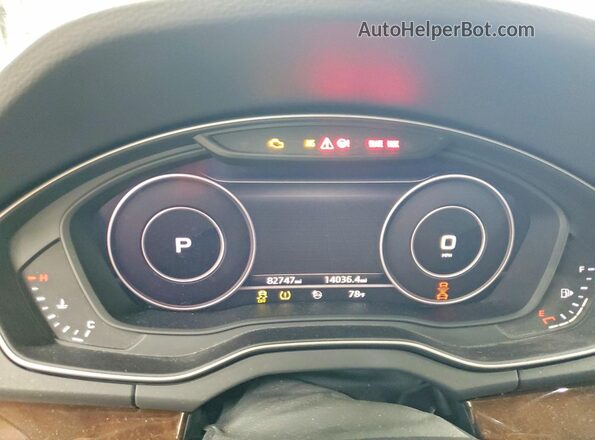 WA1BNAFY5L2000866 2020 AUDI Q5 Gray Instrument cluster view