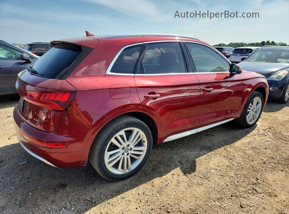 WA1BNAFY6K2019358 2019 AUDI Q5 Burgundy Հետևի աջ