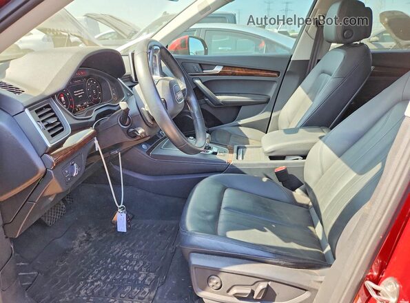 WA1BNAFY6K2019358 2019 AUDI Q5 Burgundy Սալոնի դիմացի տեսք