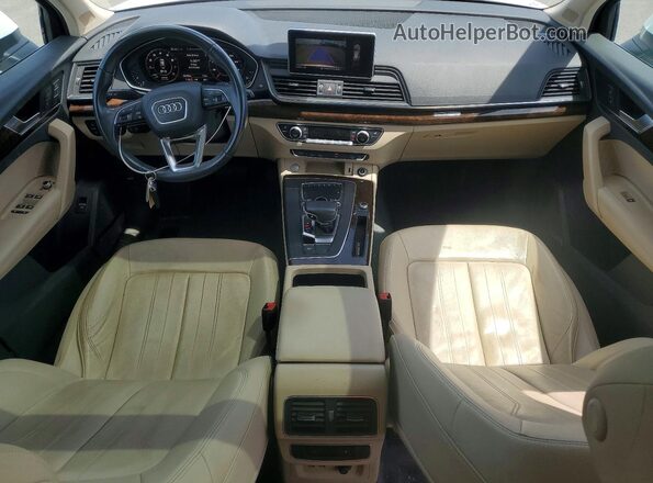 WA1BNAFY6K2107262 2019 AUDI Q5 White Dashboard view