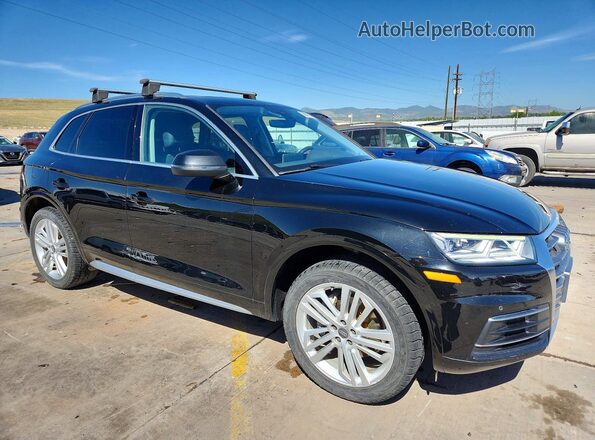 WA1BNAFY7J2137580 2018 AUDI Q5 Black Front right