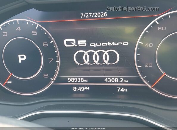 WA1BNAFYXJ2139257 2018 AUDI Q5 Gray 