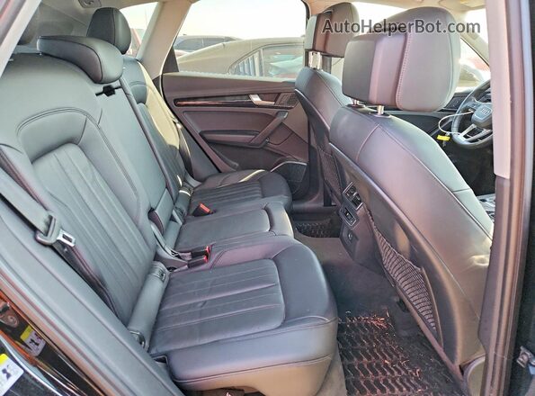 WA1BNAFYXJ2148394 2018 AUDI Q5 Black უკანა სავარძლების ხედი
